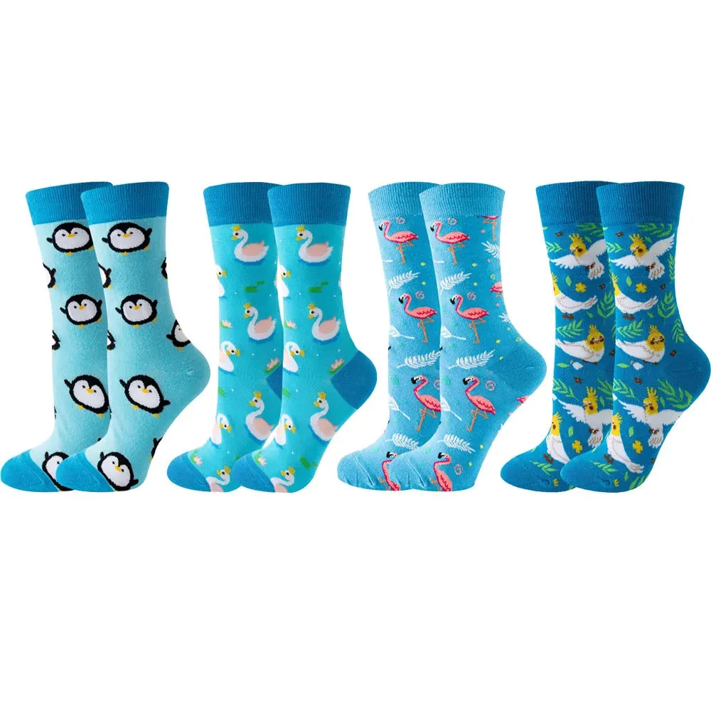 Colorful Summer Socks 4 Pack