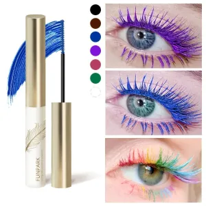 Colorful Waterproof Mascara for Bold Extended Eyelashes