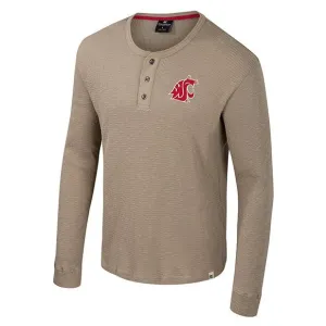 Colosseum Mens Great Outdoors Sweater Waffle Henley