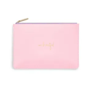 Colour Pop Perfect Hey Beautiful Pink and Lilac Pouch KLB1403