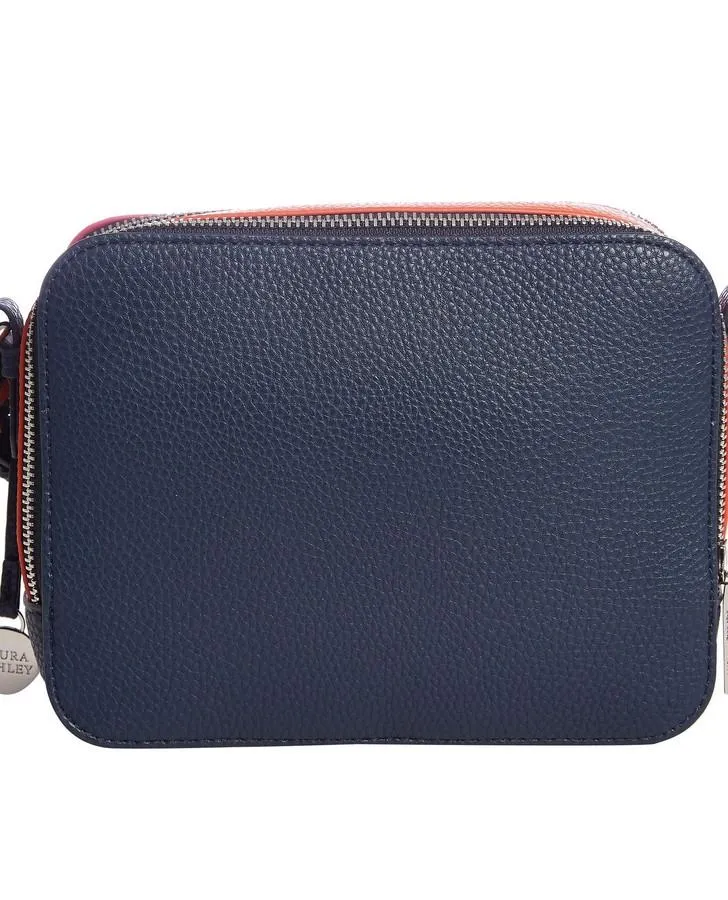 Colourblock Navy Square Cross Body Bag