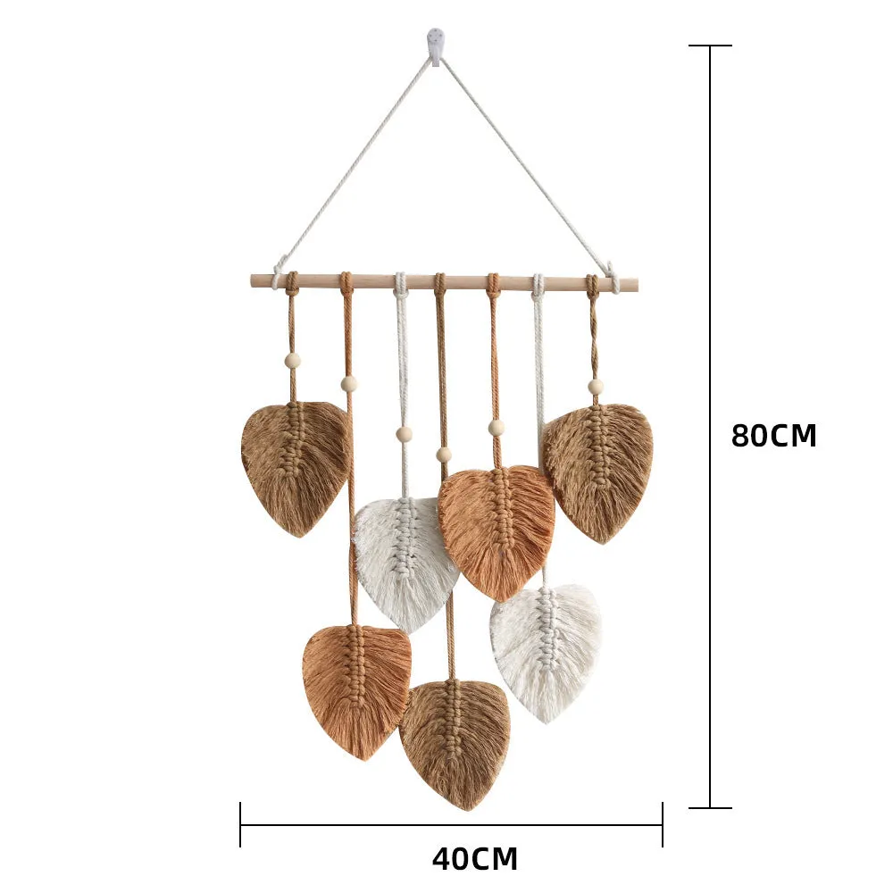 Colourful Leaf Macrame Wall Hanging