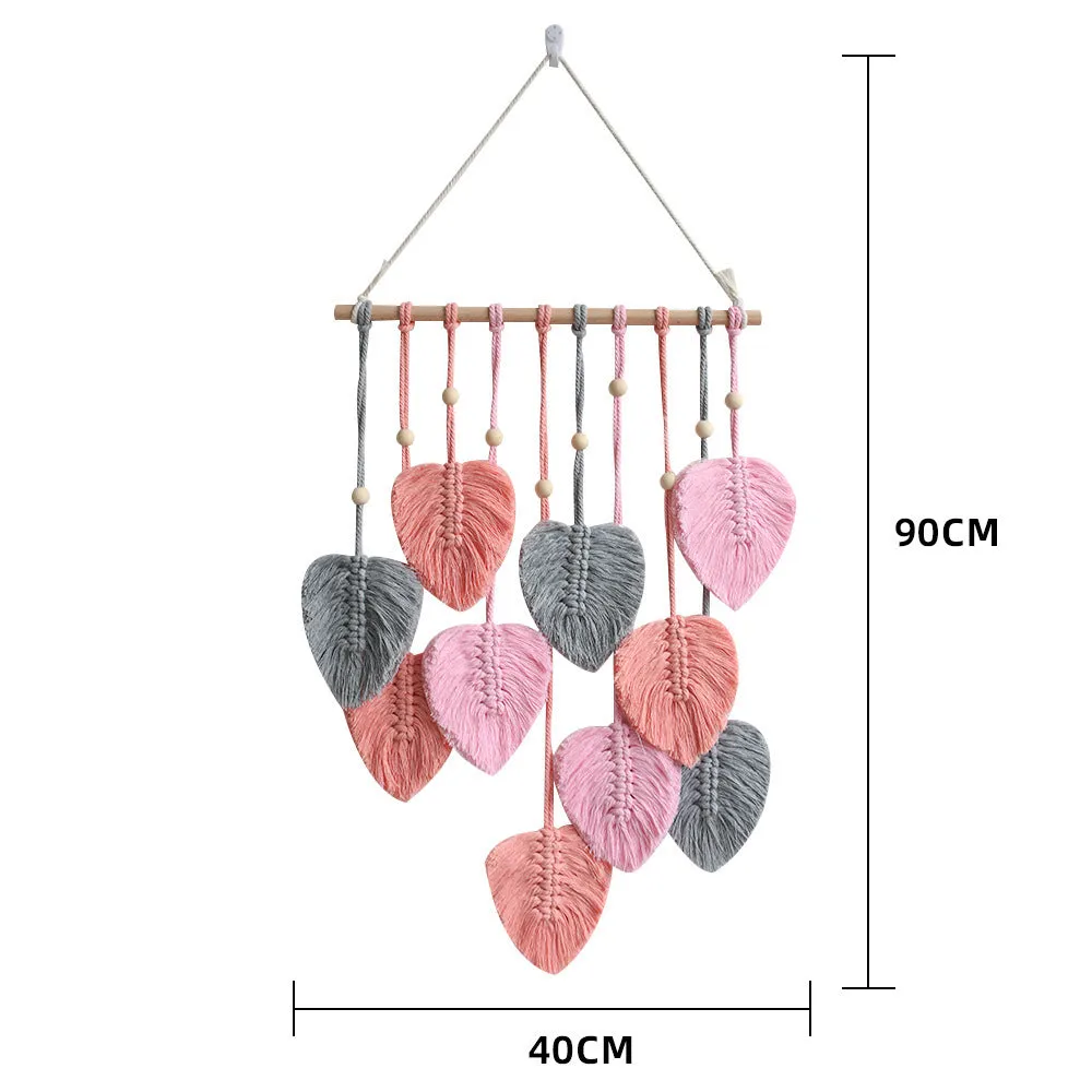 Colourful Leaf Macrame Wall Hanging