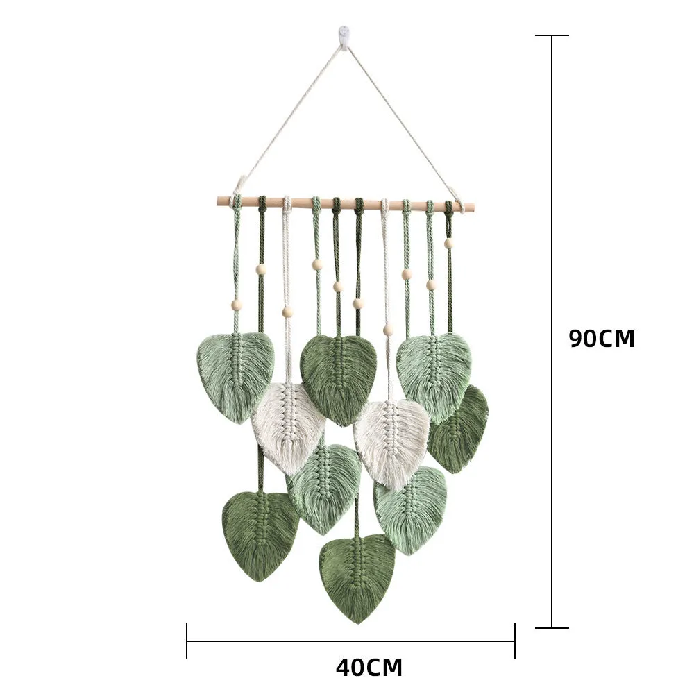 Colourful Leaf Macrame Wall Hanging