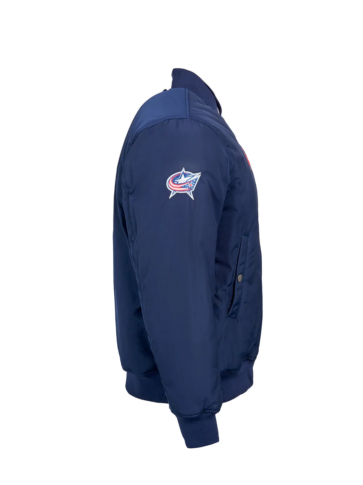 Columbus Blue Jackets Reversible Bomber