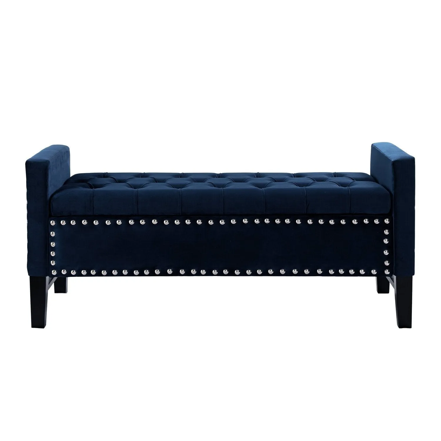 Columbus Velvet Storage Bench