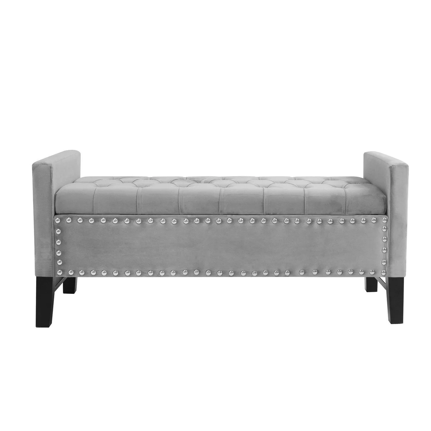 Columbus Velvet Storage Bench