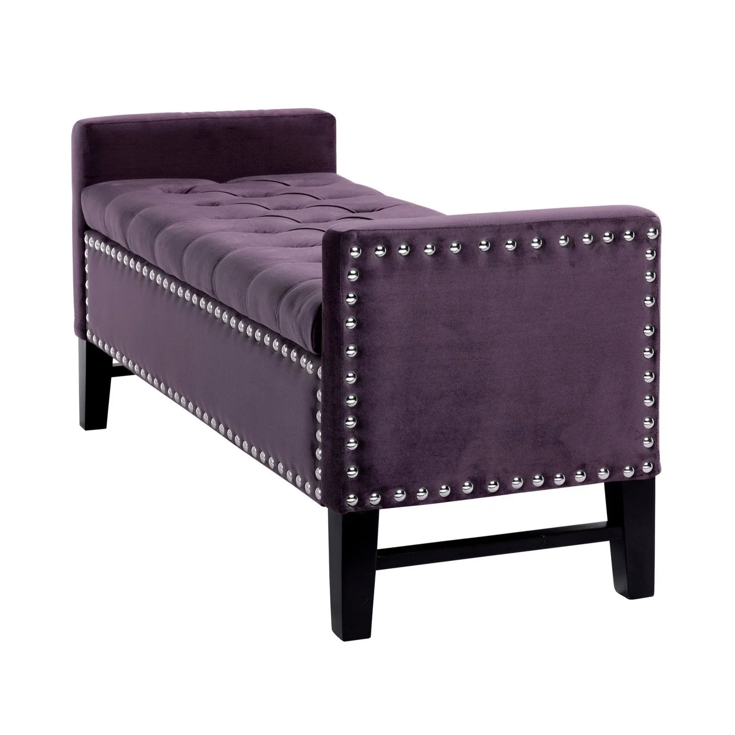 Columbus Velvet Storage Bench