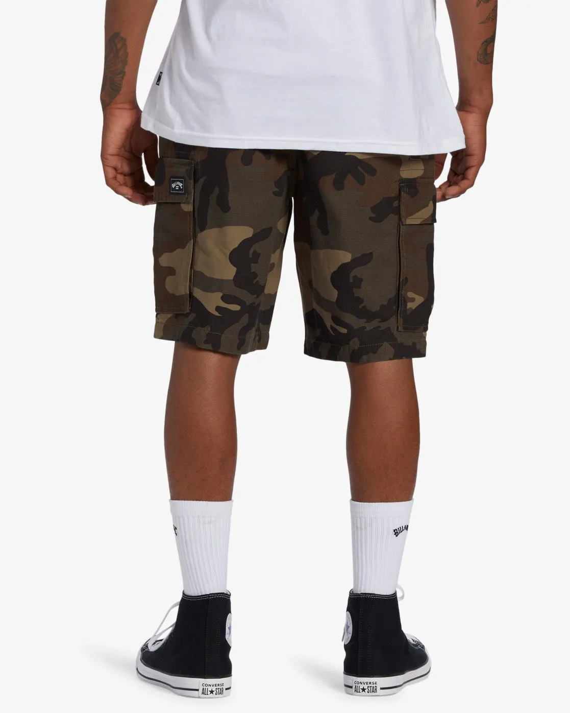 Combat Cargo Shorts - Military Camo