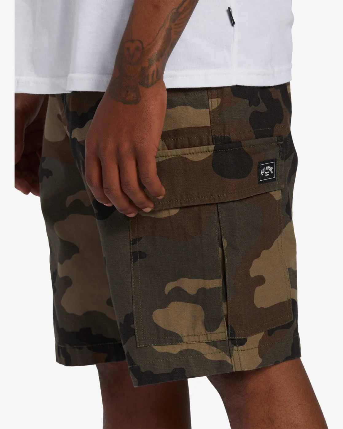 Combat Cargo Shorts - Military Camo