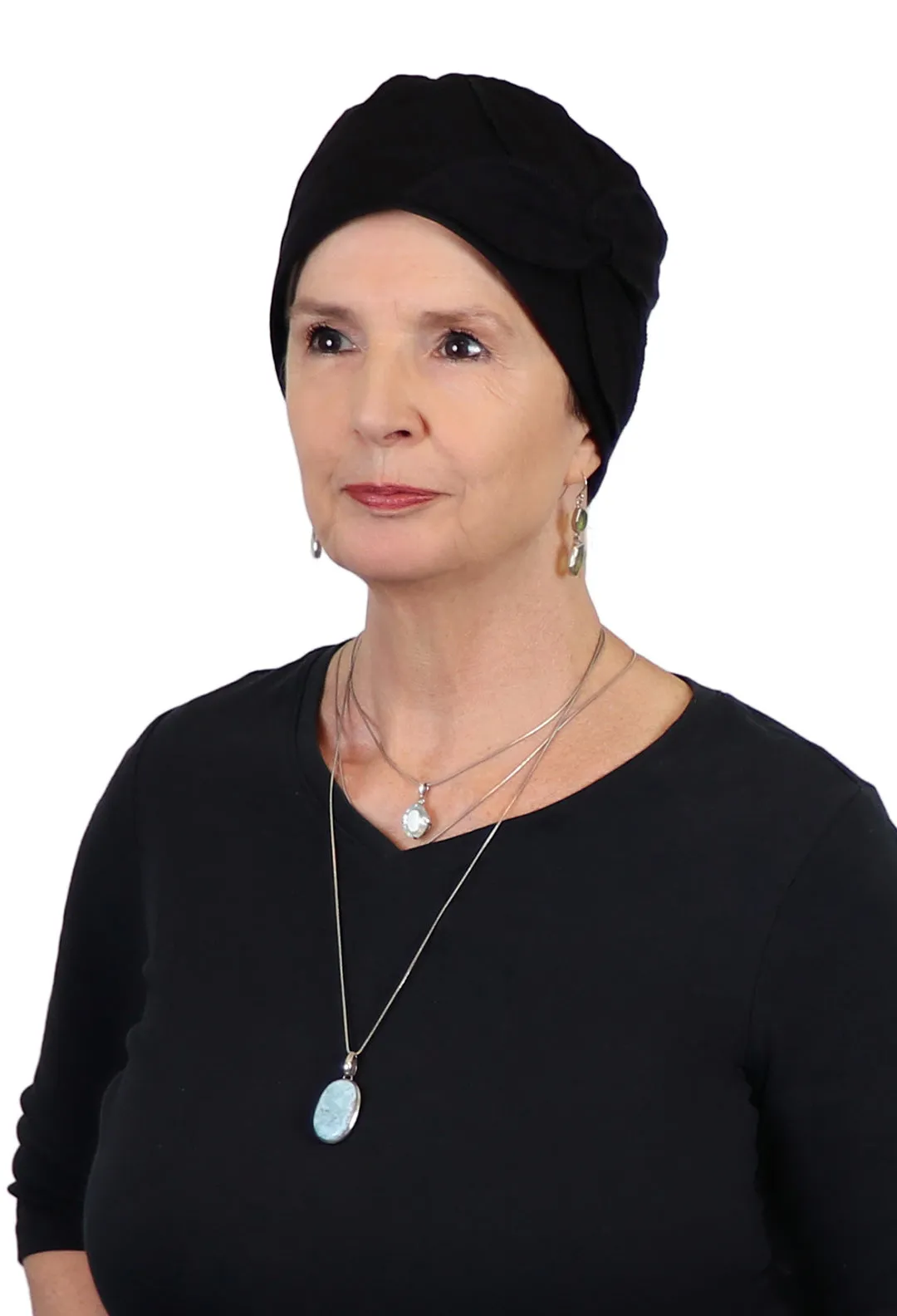 Combed Cotton Butterfly Beanie Chemo Headwear Turban for Women 50  UPF Sun Protection