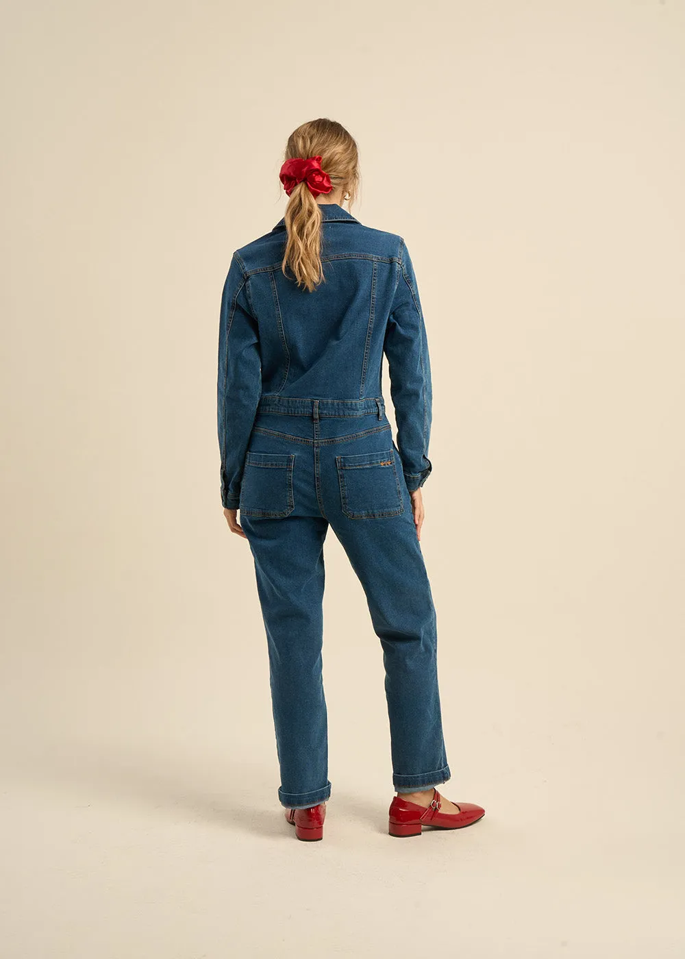 Combi-pantalon en jean