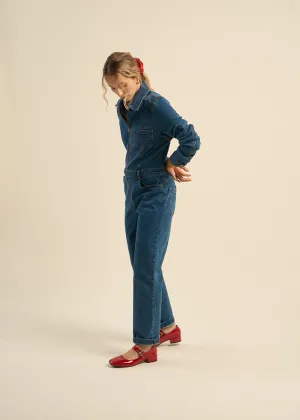 Combi-pantalon en jean