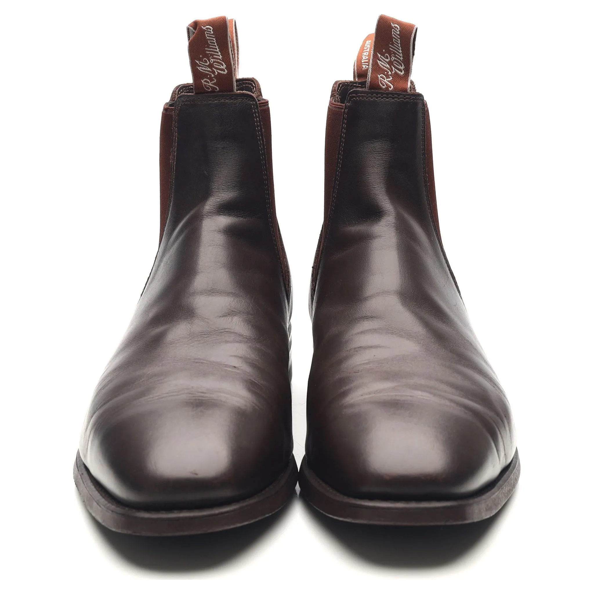 'Comfort Craftsmen' Dark Brown Leather Chelsea Boots UK 11 H