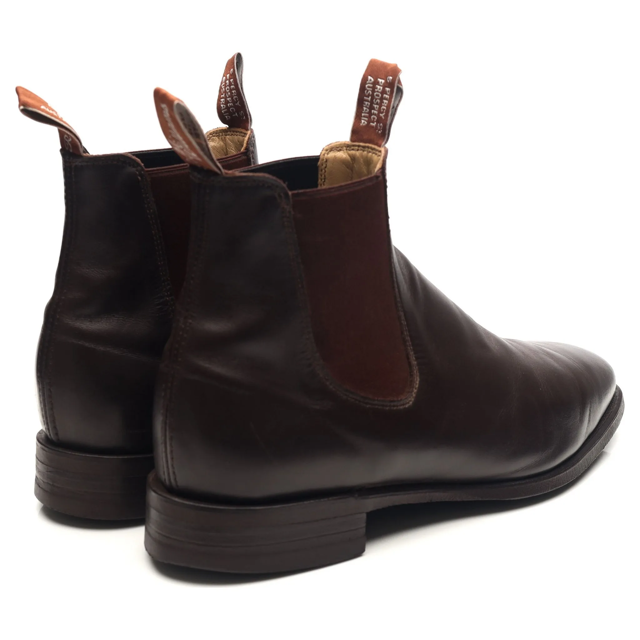 'Comfort Craftsmen' Dark Brown Leather Chelsea Boots UK 11 H