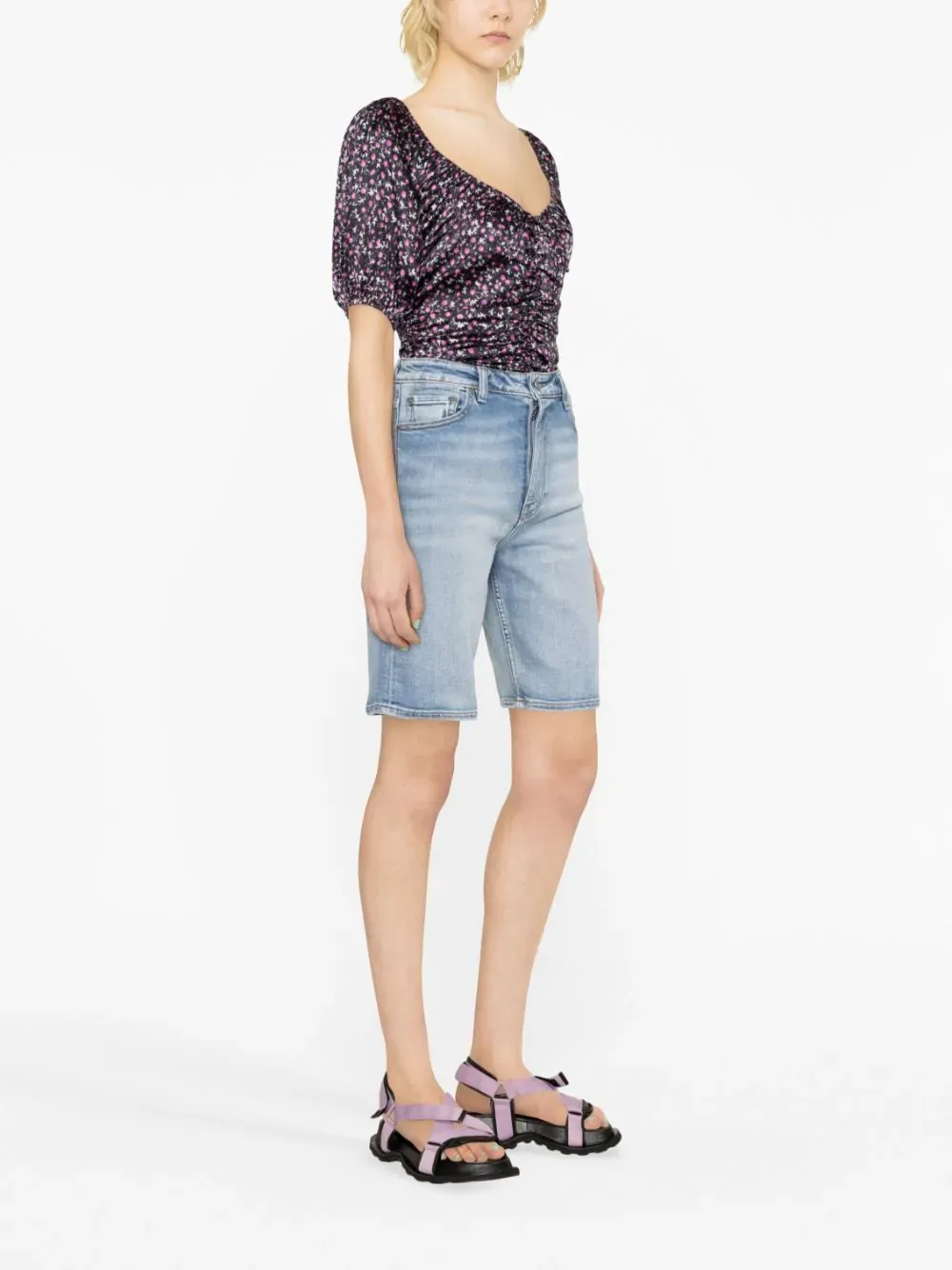 Comfort Stretch Denim Shorts