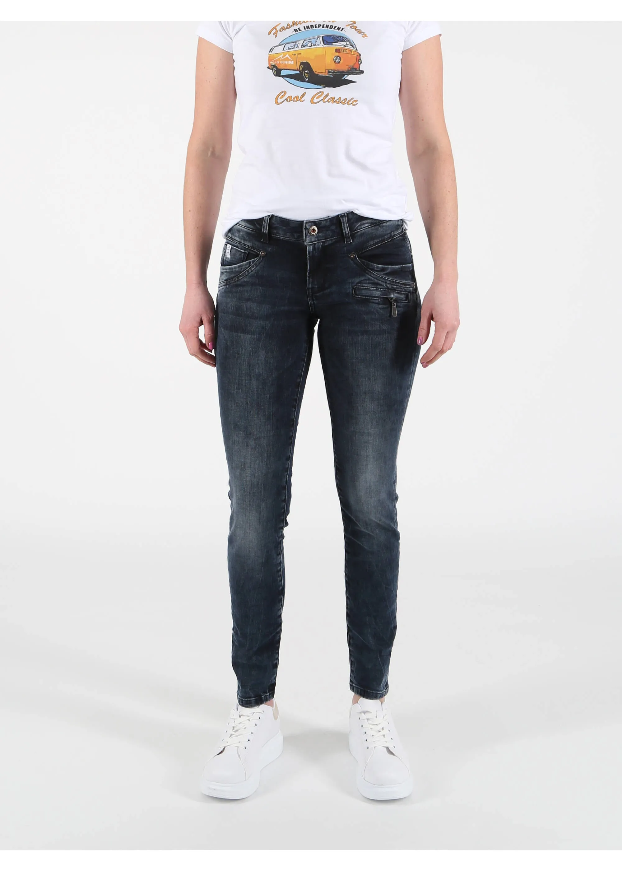 Comfortabele skinny jeans | M.O.D. Suzy skinny fit inapari blue L32