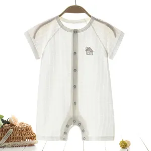 Comfortable Baby's One-Piece Summer Clothes | Pure Cotton Infant Pajamas