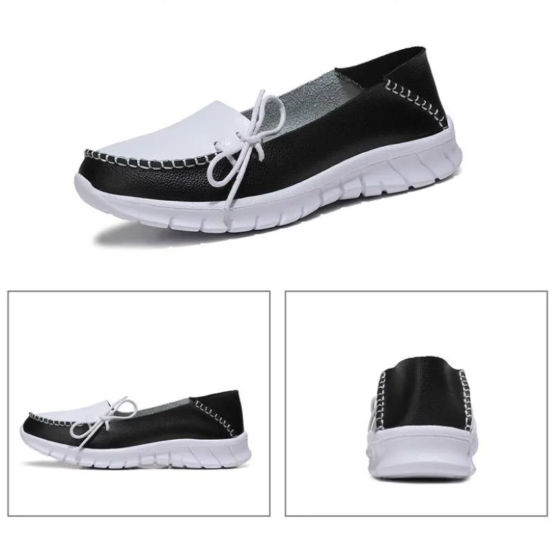 Comfortable Patch Designed Slip-On Loafers