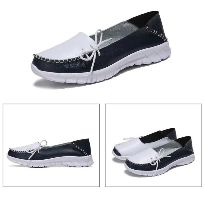 Comfortable Patch Designed Slip-On Loafers