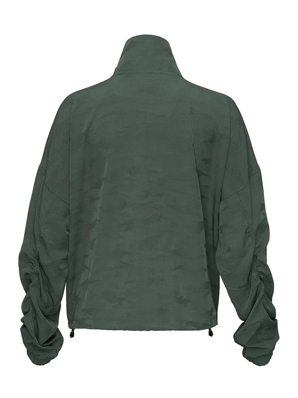 Commuter Active Ruched Camo Jacket