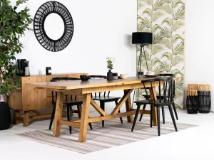 Como Extendable Dining Table (180cm - 240cm) & Bogart Dining Chairs