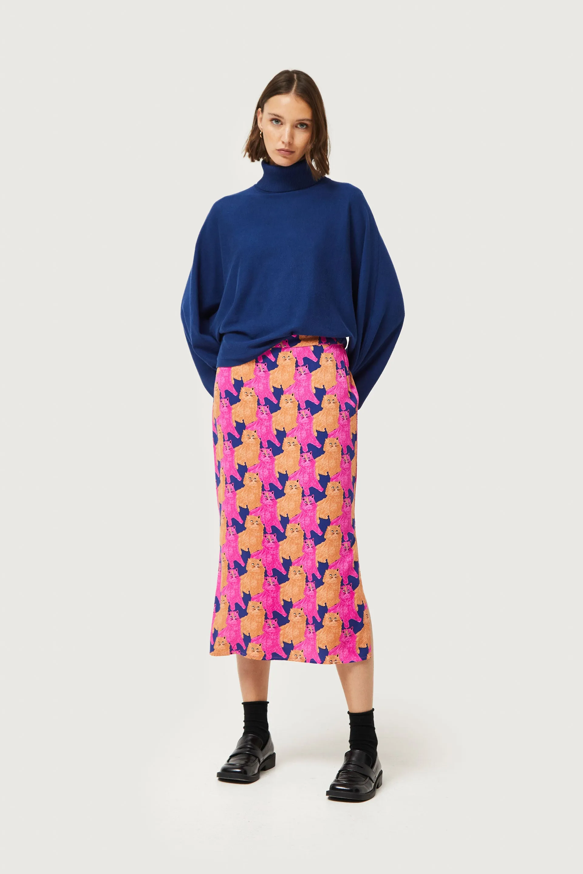 Compañia Fantastica - Meow Mix Midi Skirt