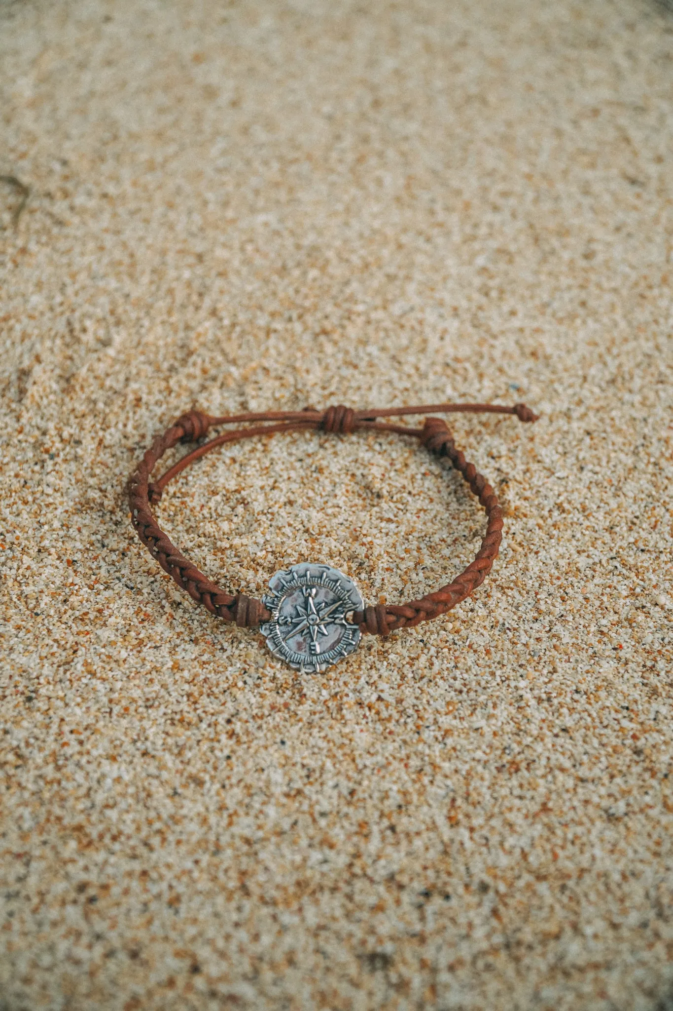 Compass Coin Bracelet