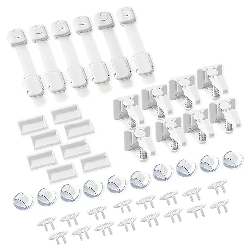 Complete Baby Proofing Kit Child Safety Hidden Locks for at Home