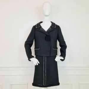 Completo tailleur Prada lana nero