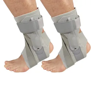 Compression Fixed Plastic Sheet Support Strap Ankle Protector, Size: XL (Gray)