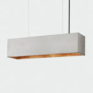 Concrete trough pendant