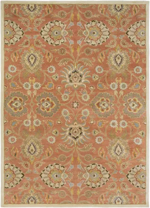 Conesus Burnt Orange 1112 Wool Area Rug