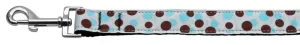 Confetti Dots Nylon Collar Baby Blue 1 wide 4ft Lsh