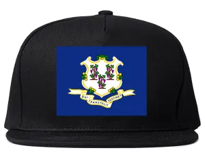 Connecticut State Flag CT Chest Mens Snapback Hat