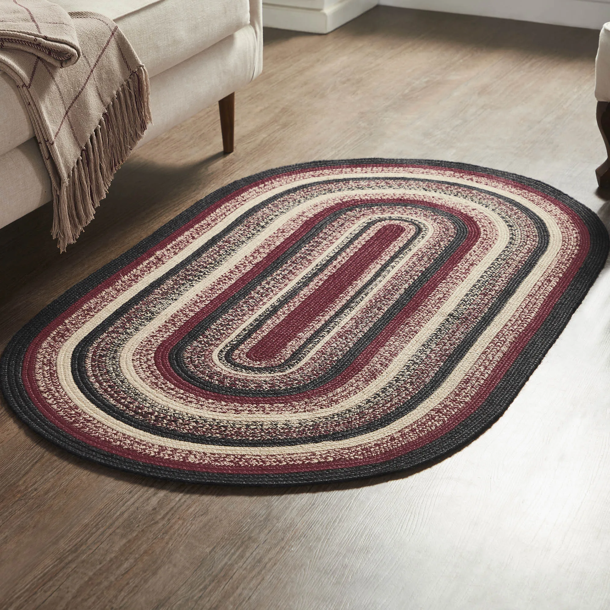 Connell Jute Rug Oval w/ Pad 36x60