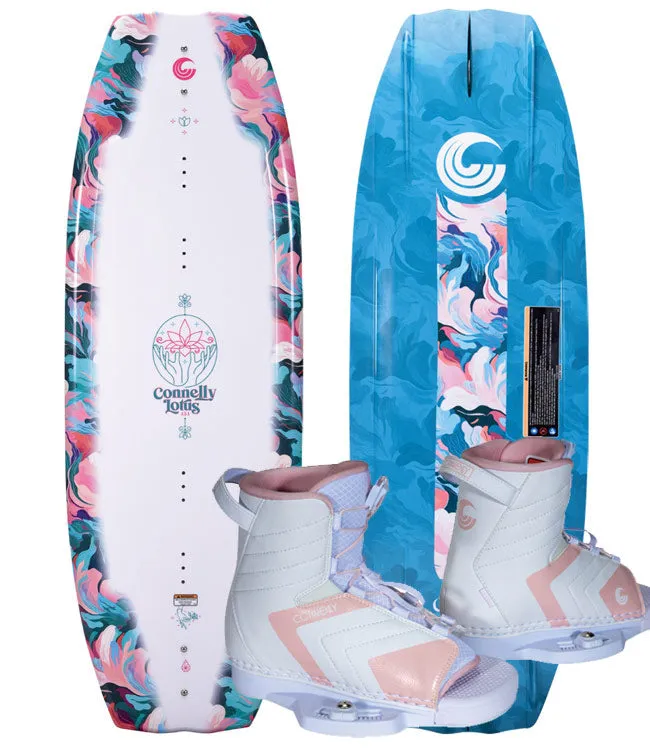 Connelly Lotus Wakeboard Package with Optima Boots (2025)