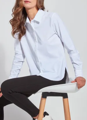 Connie Slim Shirt - White