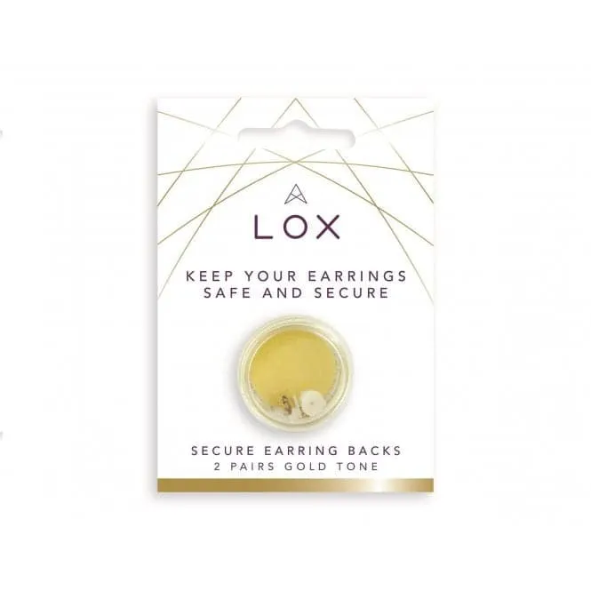 Connoisseurs Gold-tone Secure Earring Backs LOX 2GDP