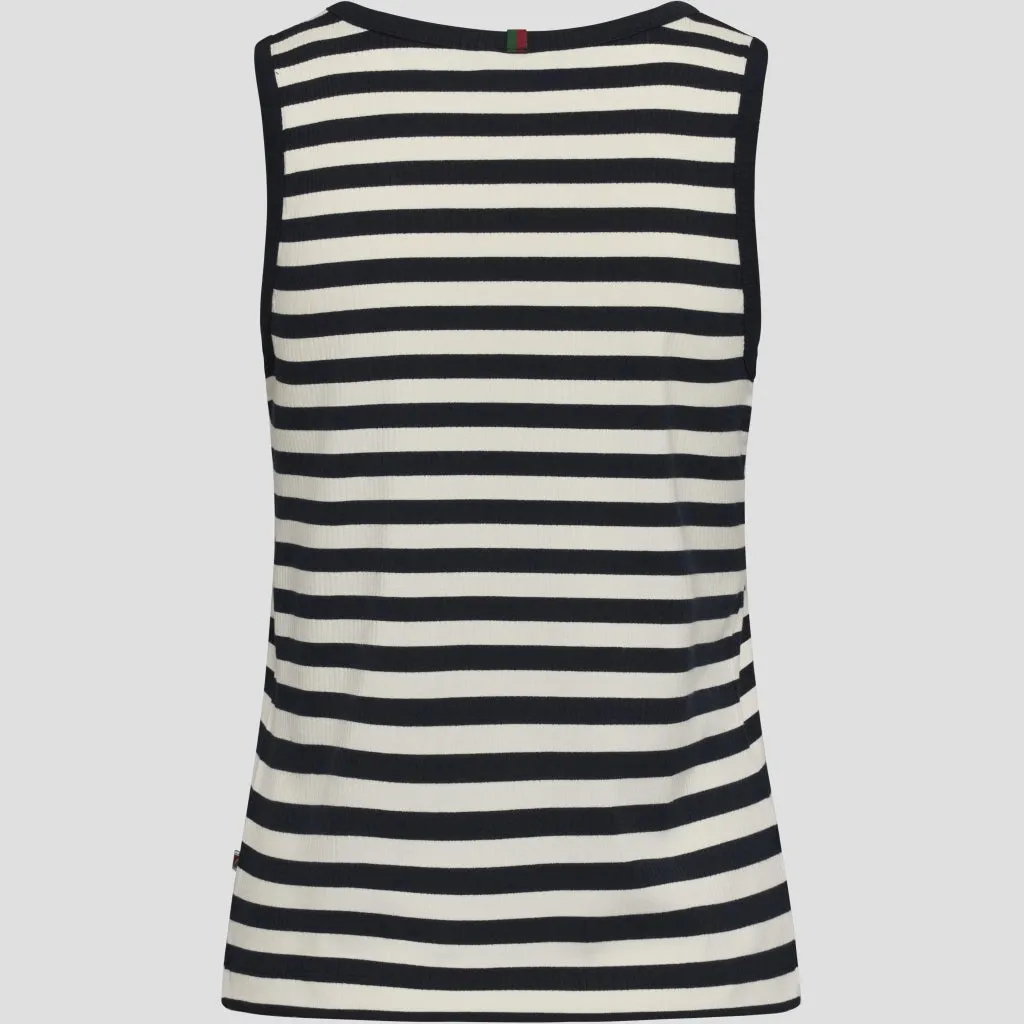 Constantine Top - Dark Navy Stripe