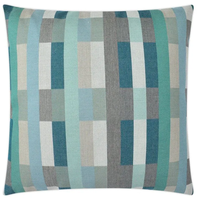 Contempo Neutrals Outdoor Pillows/Kiawah Beach Blues