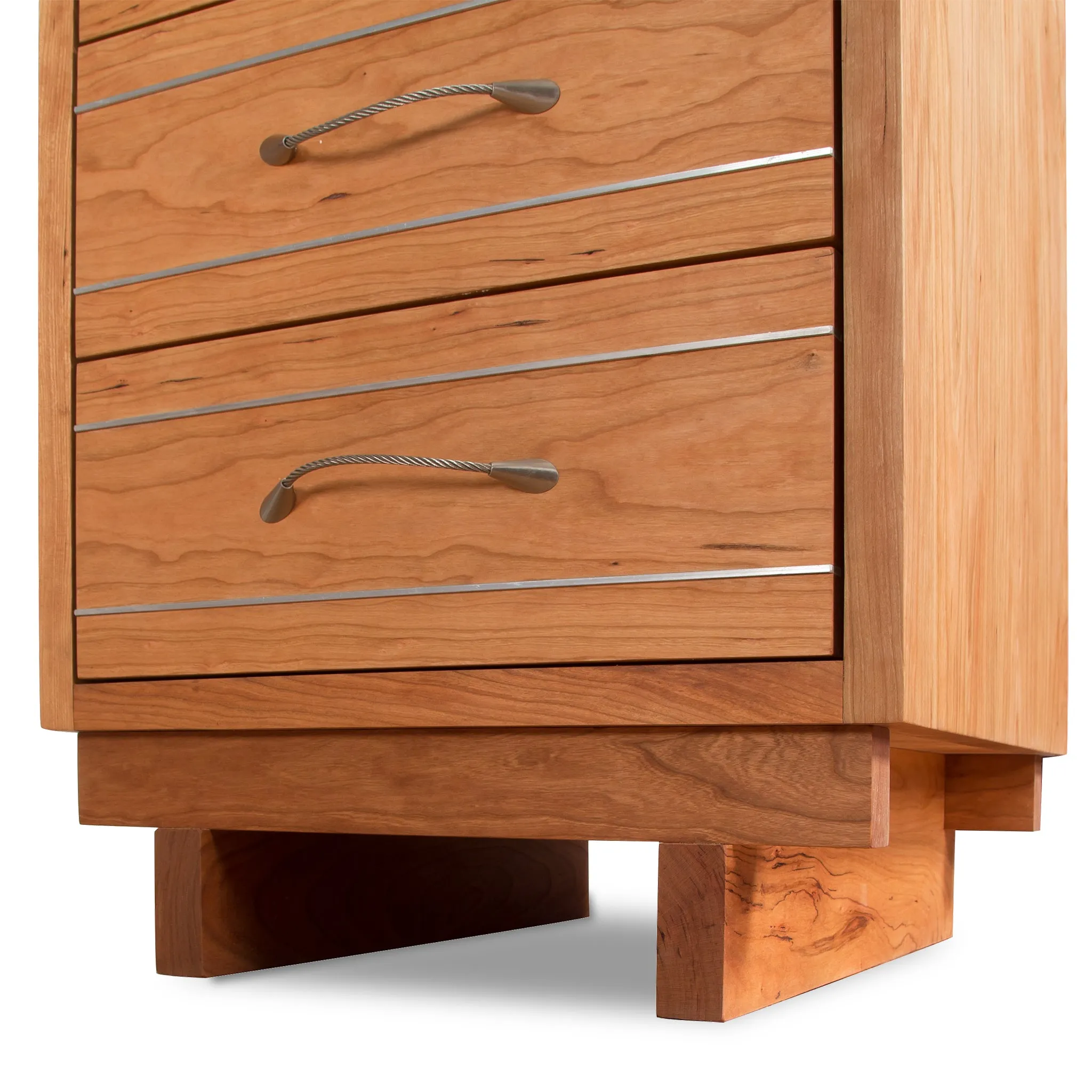 Contemporary Cable 3-Drawer Nightstand