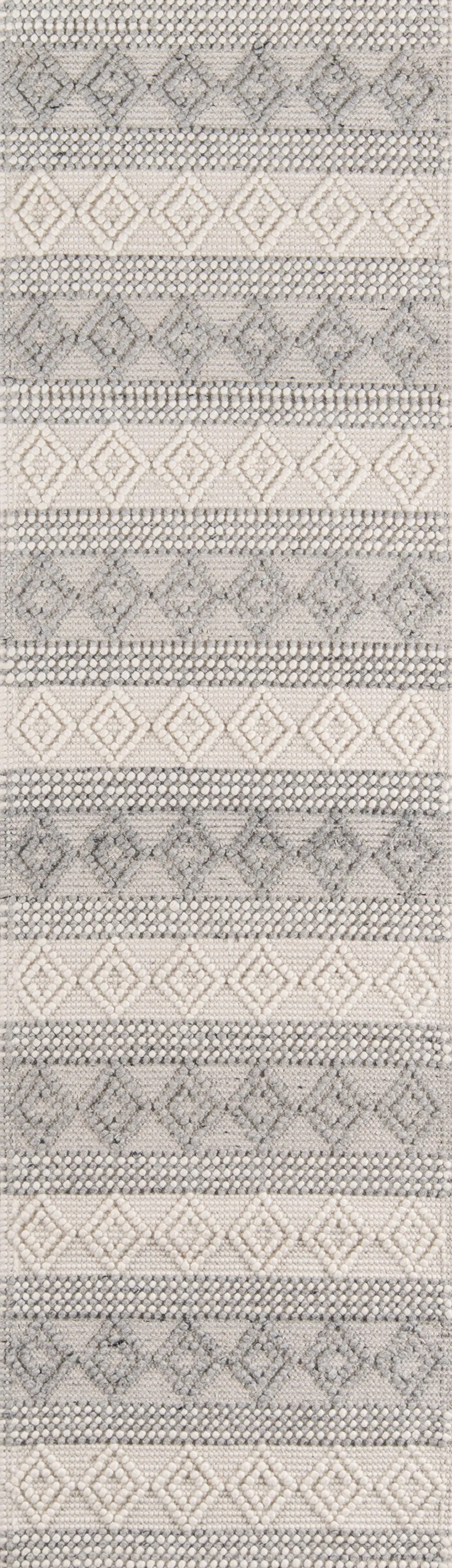 Contemporary Hand Woven Off-White Rug