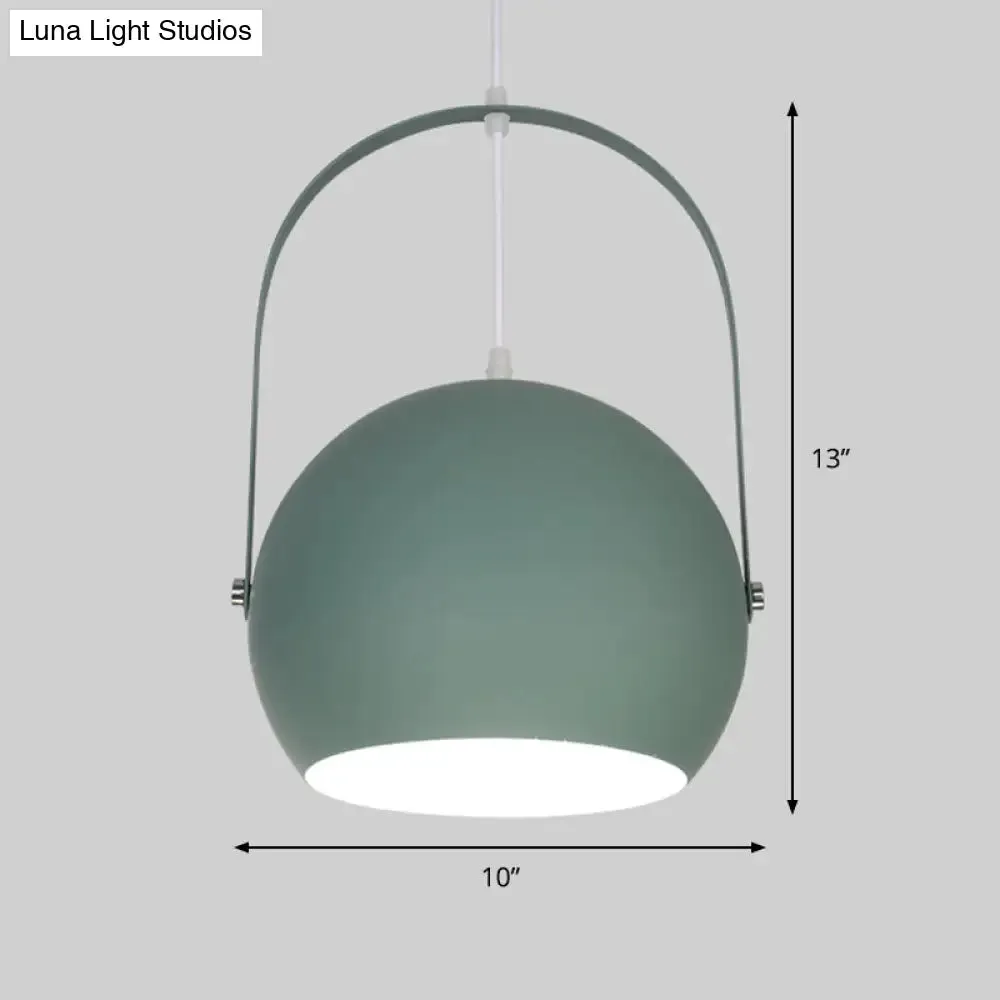 Contemporary Metal Bubble Hanging Light - Green - 1-Light Down Lighting for Dining Room"

Note: The revised title maintains the important keywords and relevant details while keeping it concise for better SEO optimization.