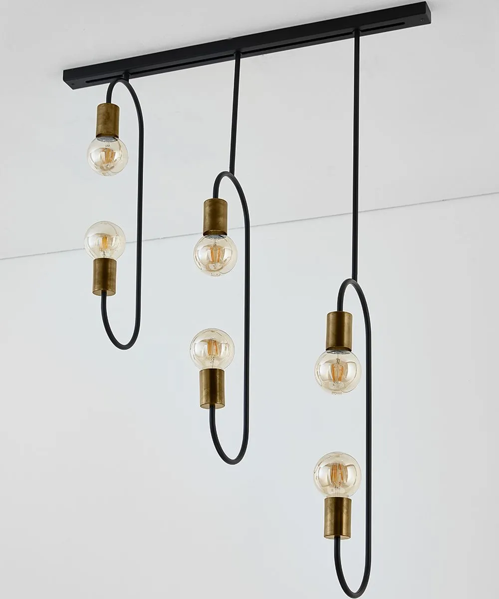 Contemporary Modular Metal Pendant