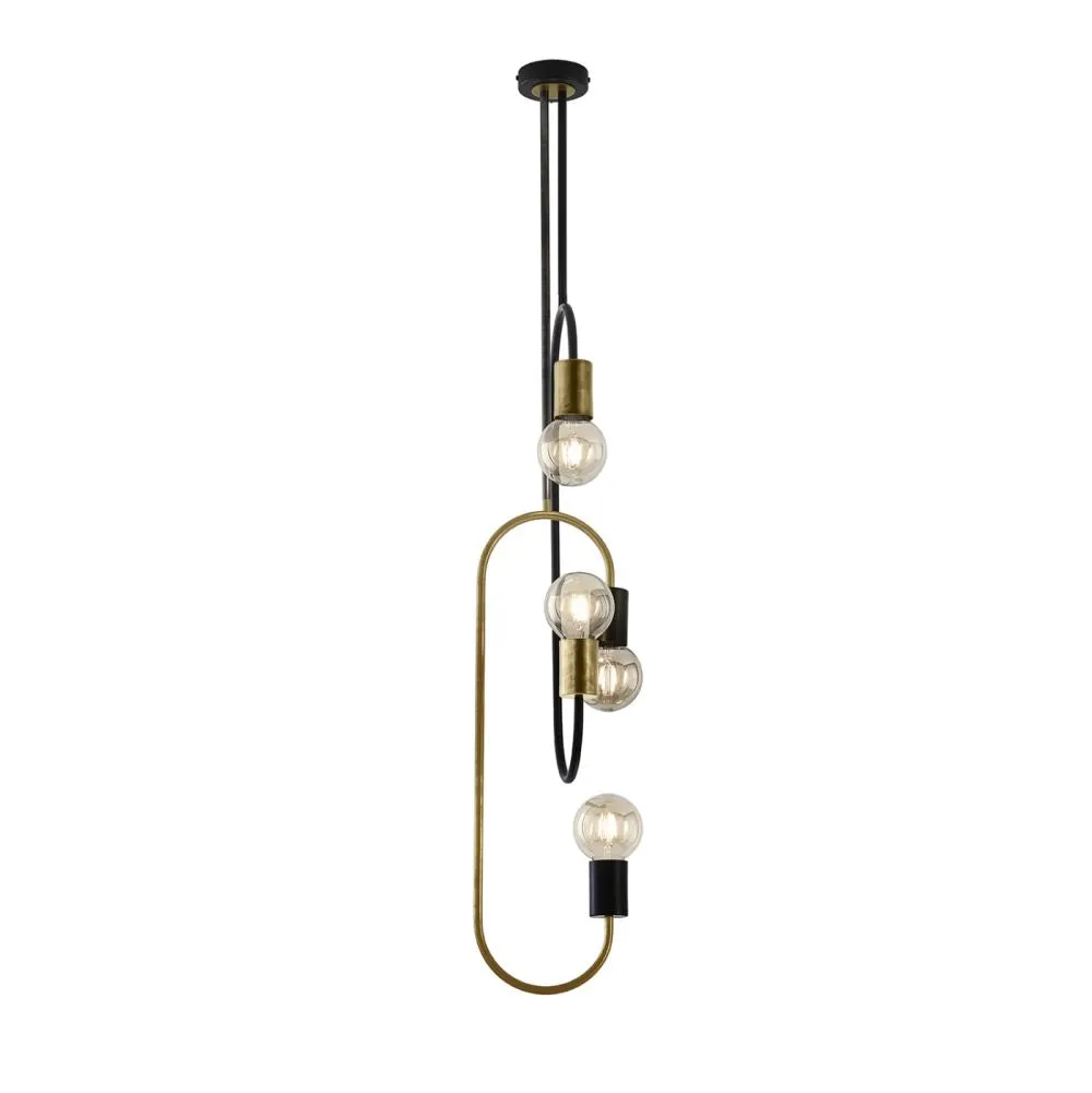 Contemporary Modular Metal Pendant