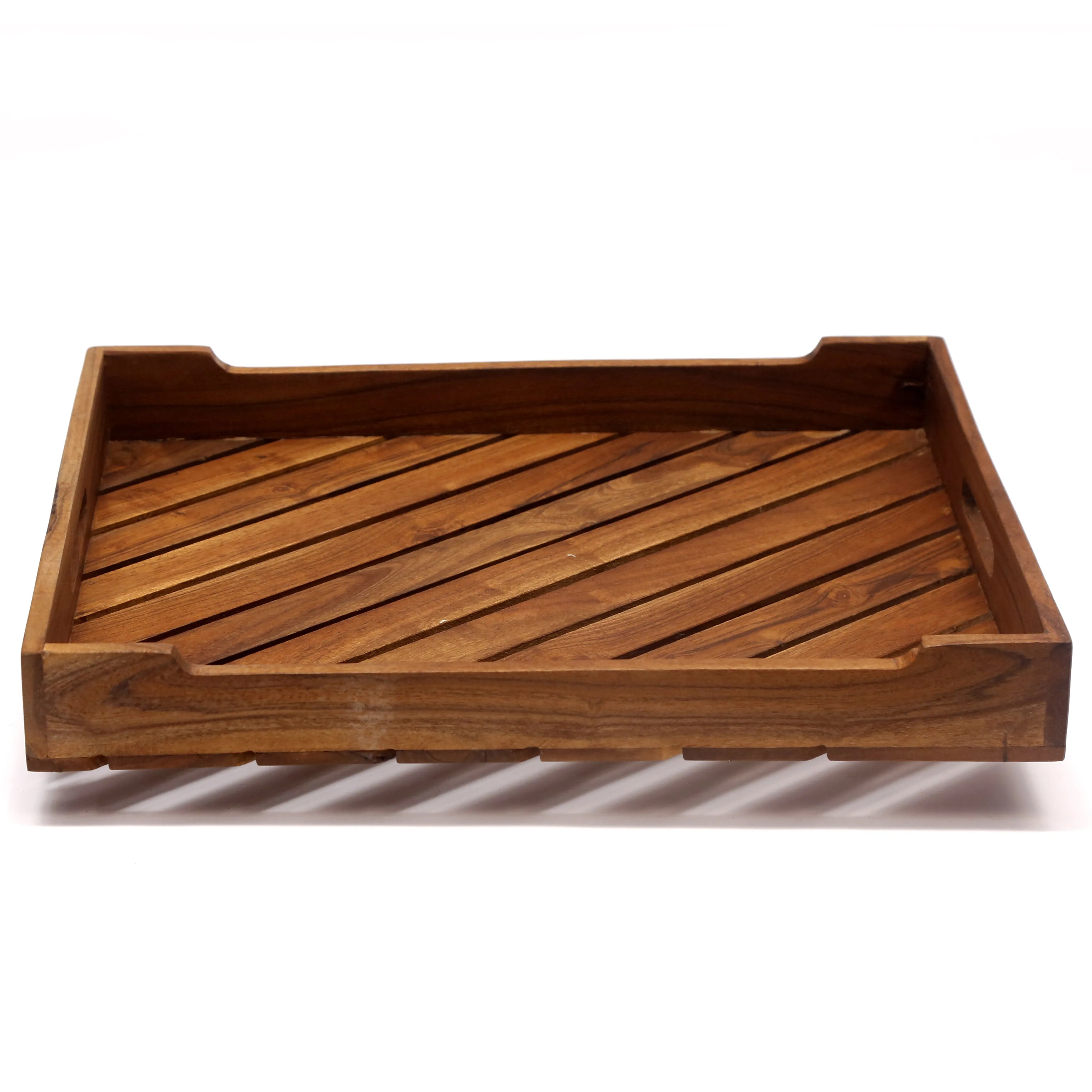 Contemporary Wooden Tray Set