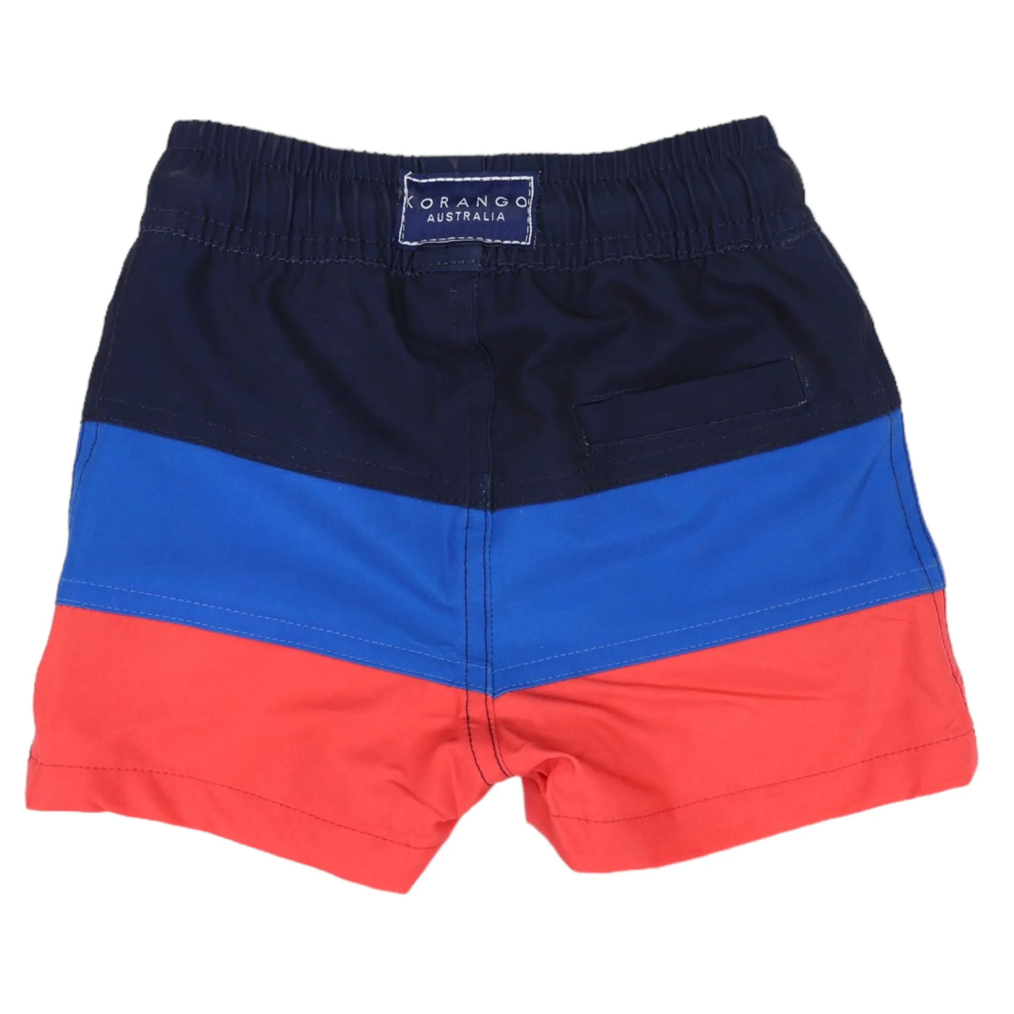 Contrast Boardies - Red/Navy