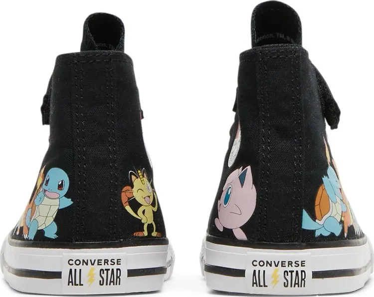 Converse Pokemon x Chuck Taylor All Star High TD First Partners Sneakers, Black