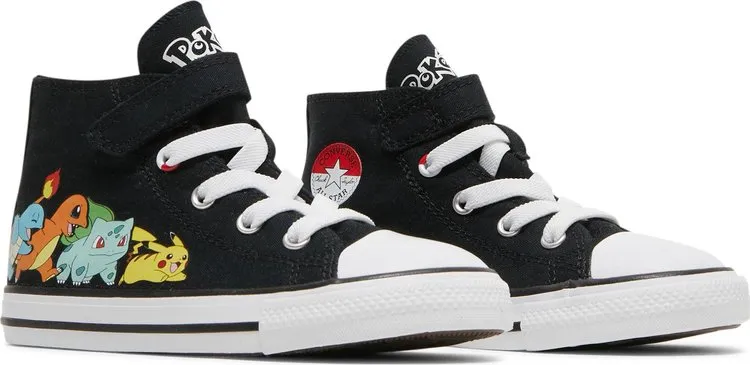 Converse Pokemon x Chuck Taylor All Star High TD First Partners Sneakers, Black